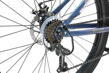 Bikestar Mountainbike 27.5 Zoll Reifen 17 Zoll Rahmen, 21 Gang Shimano Tourney RD-TY300 Schaltwerk, Kettenschaltung, 27.5 Zoll