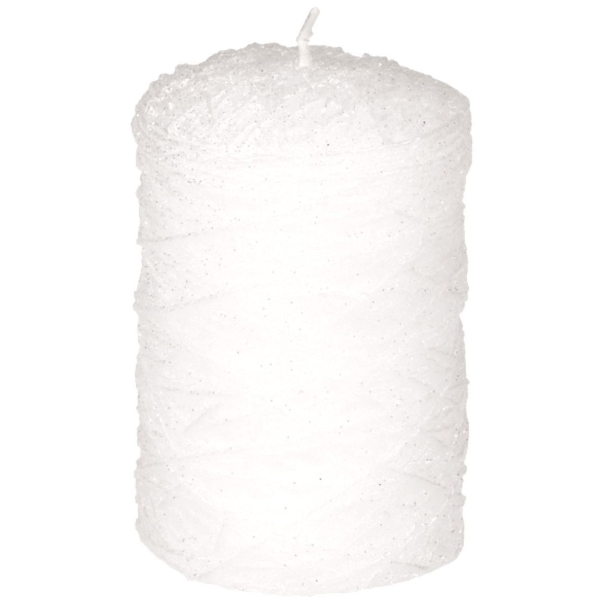 Out of the Blue Stumpenkerze Advent 7 x 11 cm in modernem Design mit Glitze günstig online kaufen