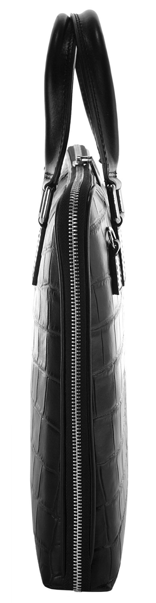 Cluty Aktentasche, echt Leder, Made in Italy