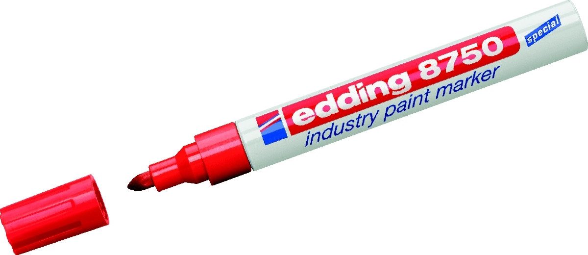 edding Permanentmarker Glanzlack-Marker edding 8750 industry paint marker rot