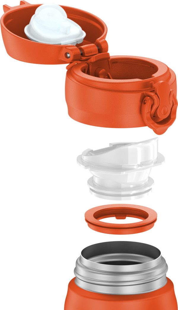THERMOS Isolierflasche ULTRALIGHT BOTTLE, doppelwandiger Edelstahl, spülmaschinenfest, 10h heiß & 20h kalt, zerlegbares Safe Flow Lid