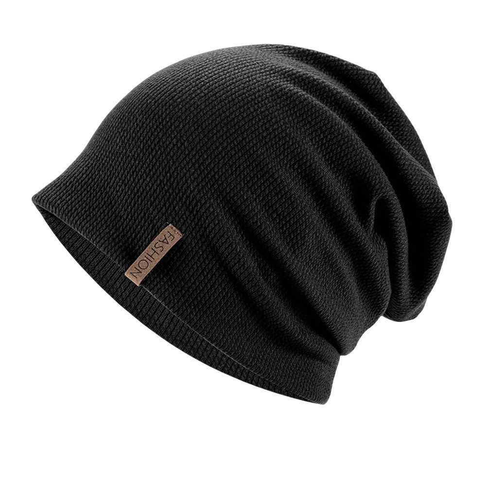 Coonoor Strickmütze Elastisch Laufmütze,Leichte Beanie,Slouch Beanie Mütze