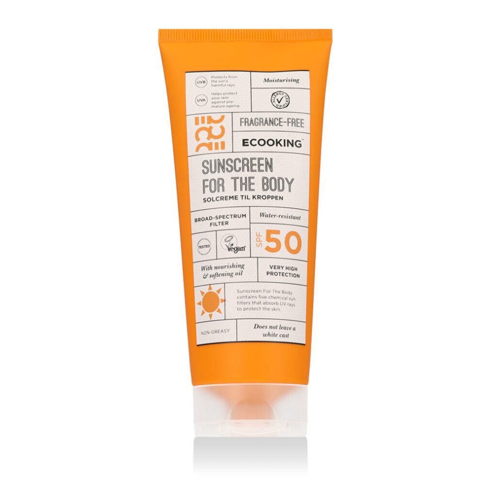 Ecooking Sonnenschutzpflege Feuchtigkeitsspendender Sonnenschutz für den Körper SPF 50