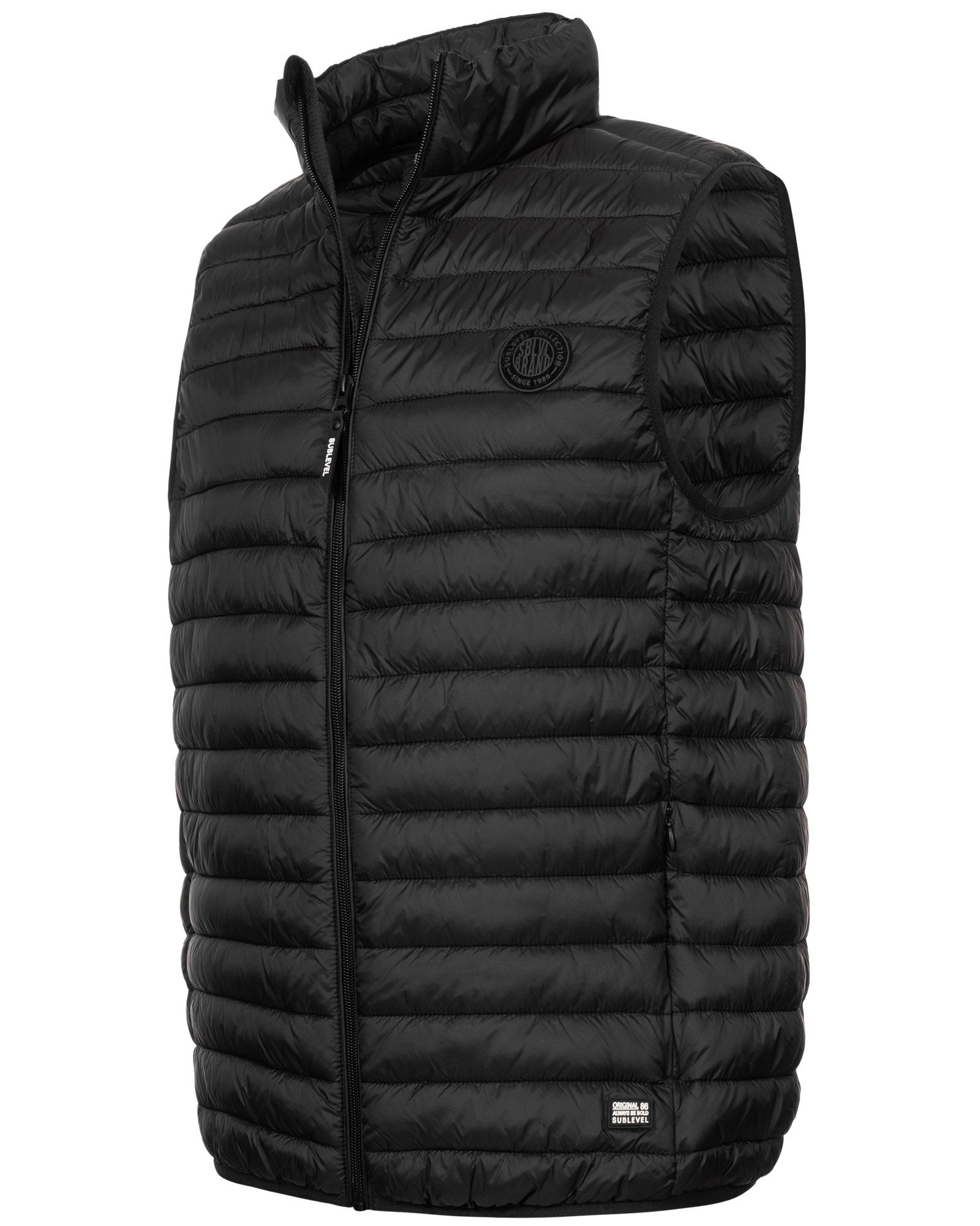 SUBLEVEL Steppweste Herren Steppweste Bodywärmer Weste Outdoor Stehkragen H günstig online kaufen