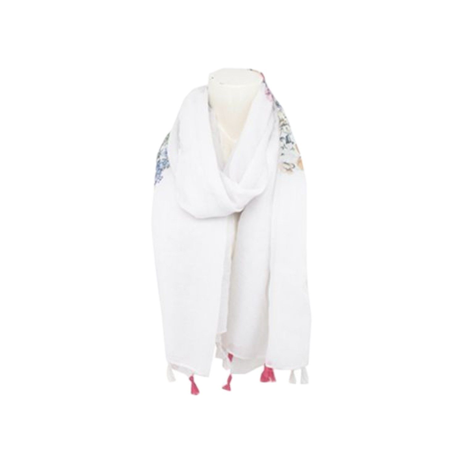 Schal Sommer Damen Schal Blumen » leichter Sommerschal 180x80cm