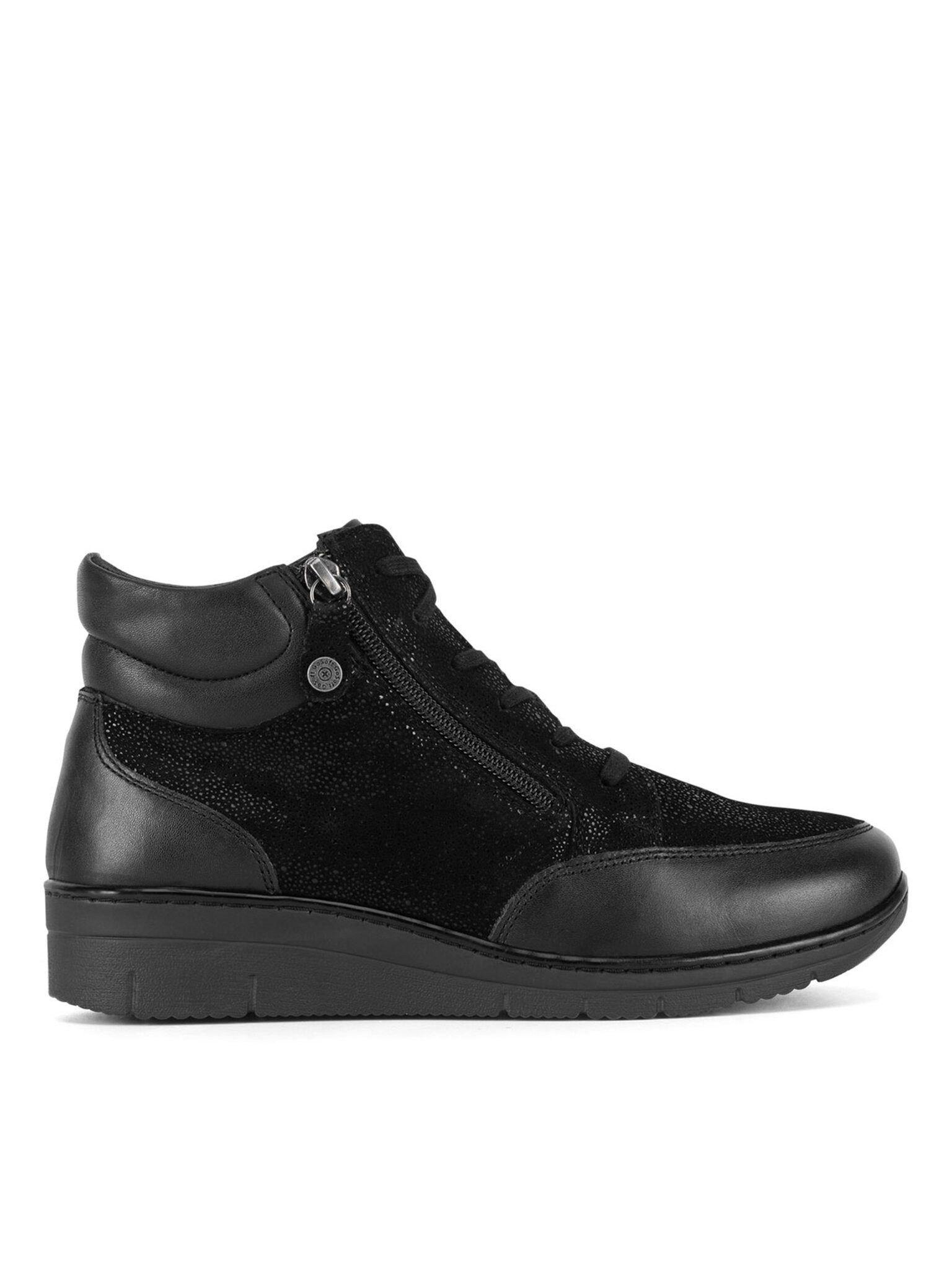 Go Soft Halbschuhe Damen WI23-REBECA-22 Schwarz Schnürschuh