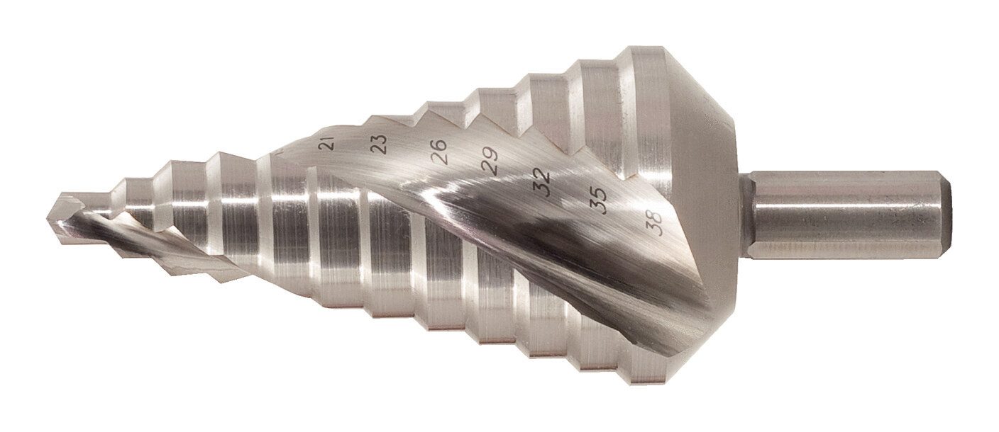 KS Tools Metallbohrer, HSS Stufenbohrer, Ø 6-32 mm, 8 Stufen