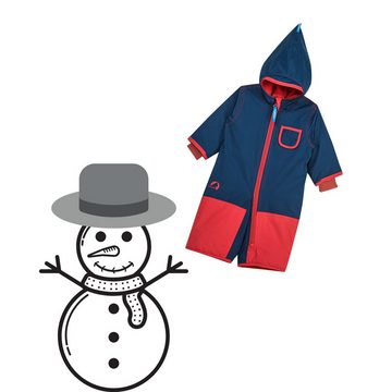 Finkid Schneeoverall Finkid Pikku Winter Eko Navy/Red 80/90 Schneeanzug Schneeoverall Winteranzug Wetterfest Atmungsaktiv