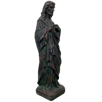 Aubaho Dekofigur Skulptur Jesus Heiligenfigur 82cm Figur Statue Kunststein Antik-Stil