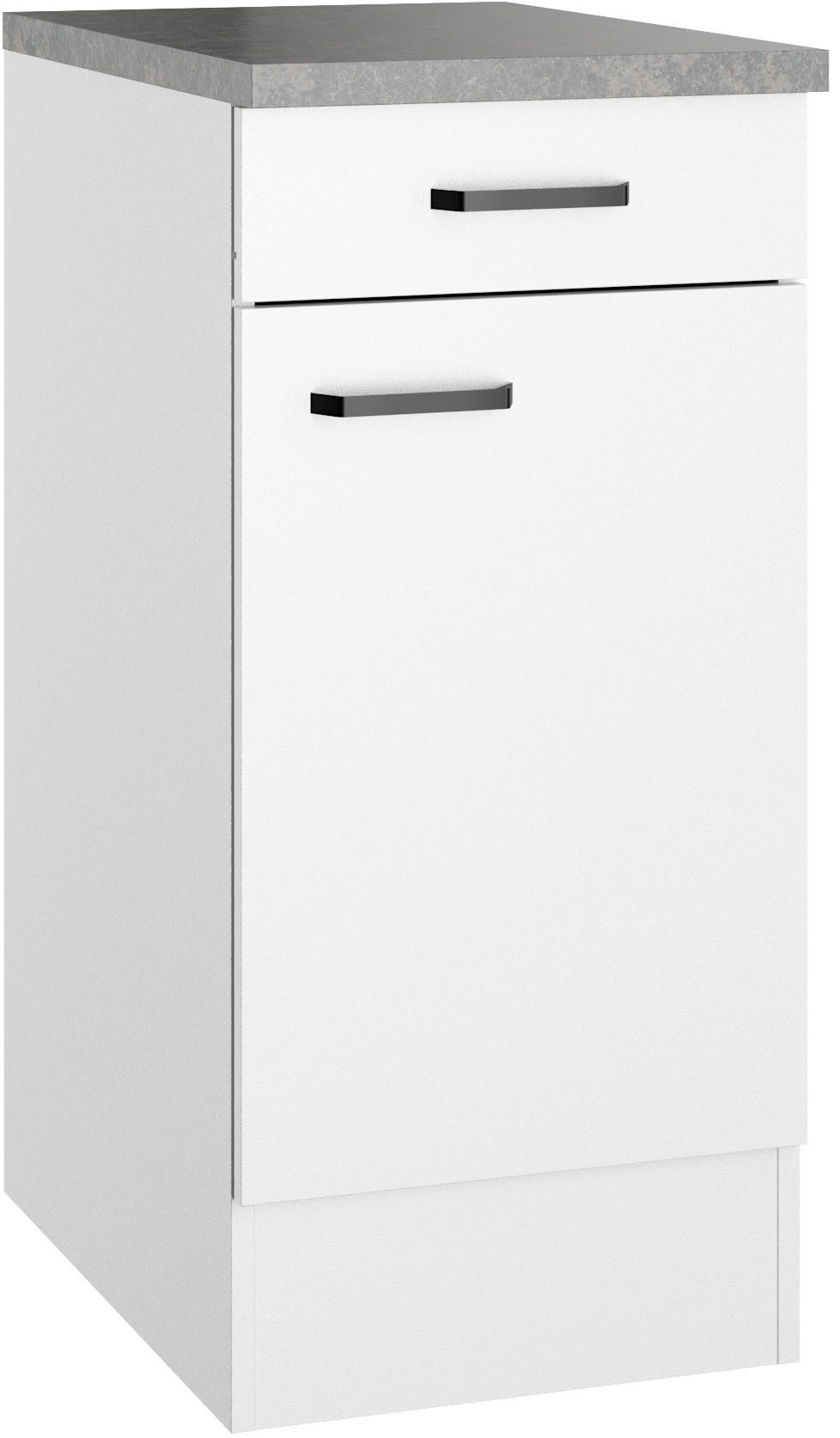 OPTIFIT Unterschrank OPTImulti Breite 40 cm, mit 1 Tür, 1 Schubkasten, 1 Einlegeboden
