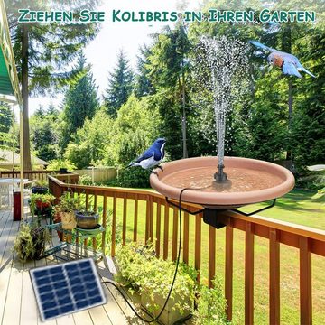 Dedom Solarpumpe Solar Teichpumpe, Garten-Wasserpumpe, Solar-Wasserpumpen, kleine Teich-Brunnen, Garten- und Terrassenbrunnen