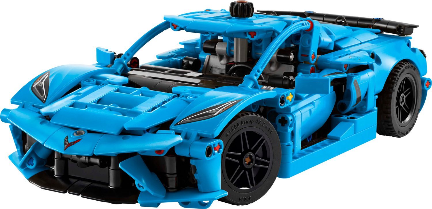 LEGO® Technic 42217 Chevrolet Corvette Stingray in Blau Spielbausteine, (Se günstig online kaufen