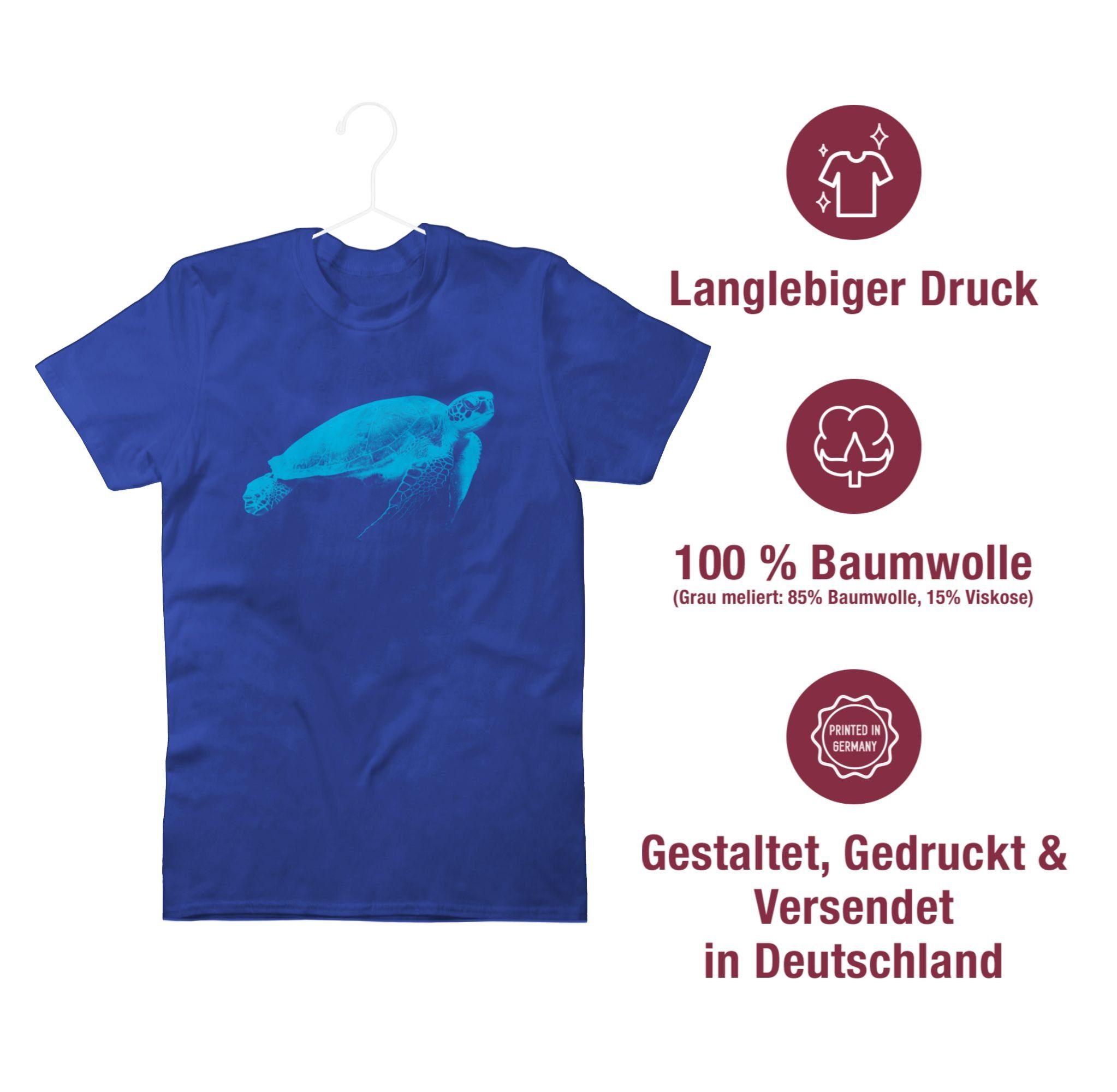 Royalblau Wasserschildkröte Shirtracer 03 Tiere T-Shirt Zubehör