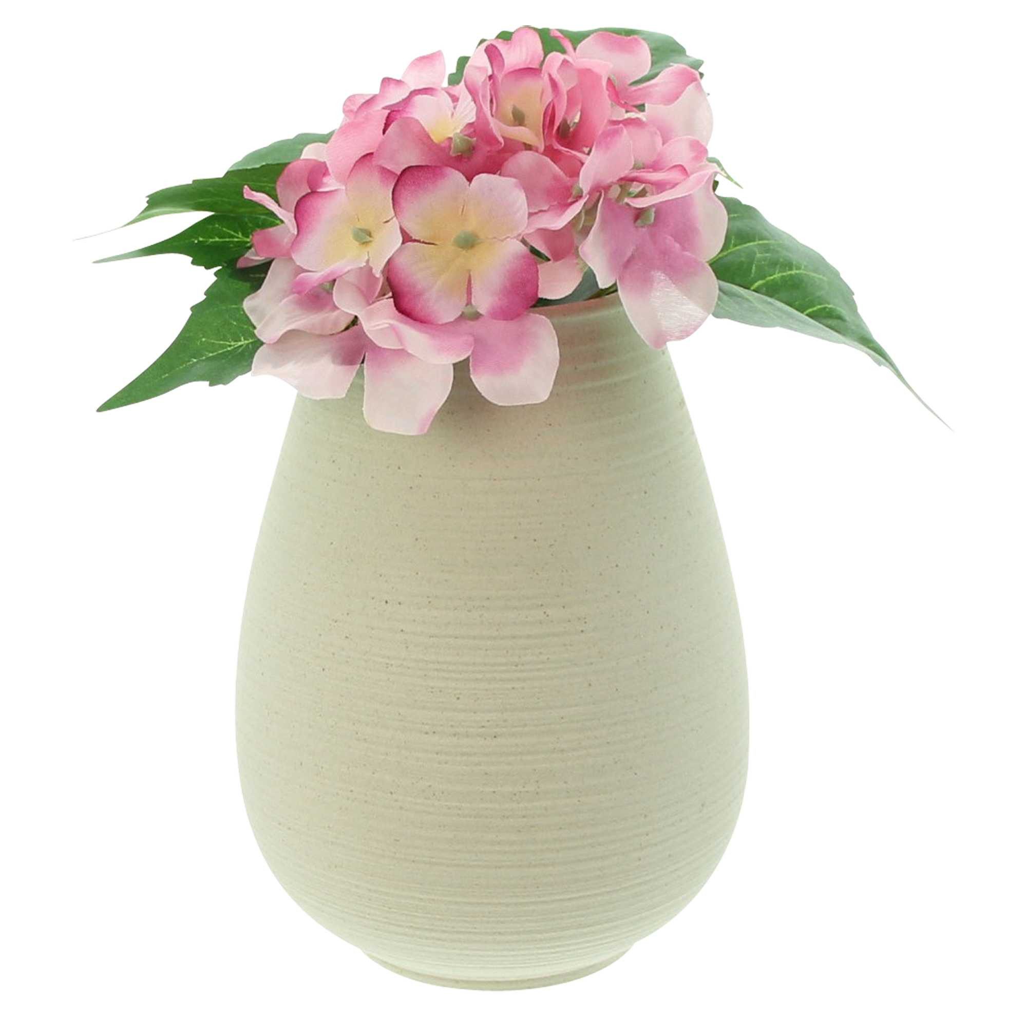 Dekoleidenschaft Dekovase "Ecru" Vase aus Porzellan, günstig online kaufen