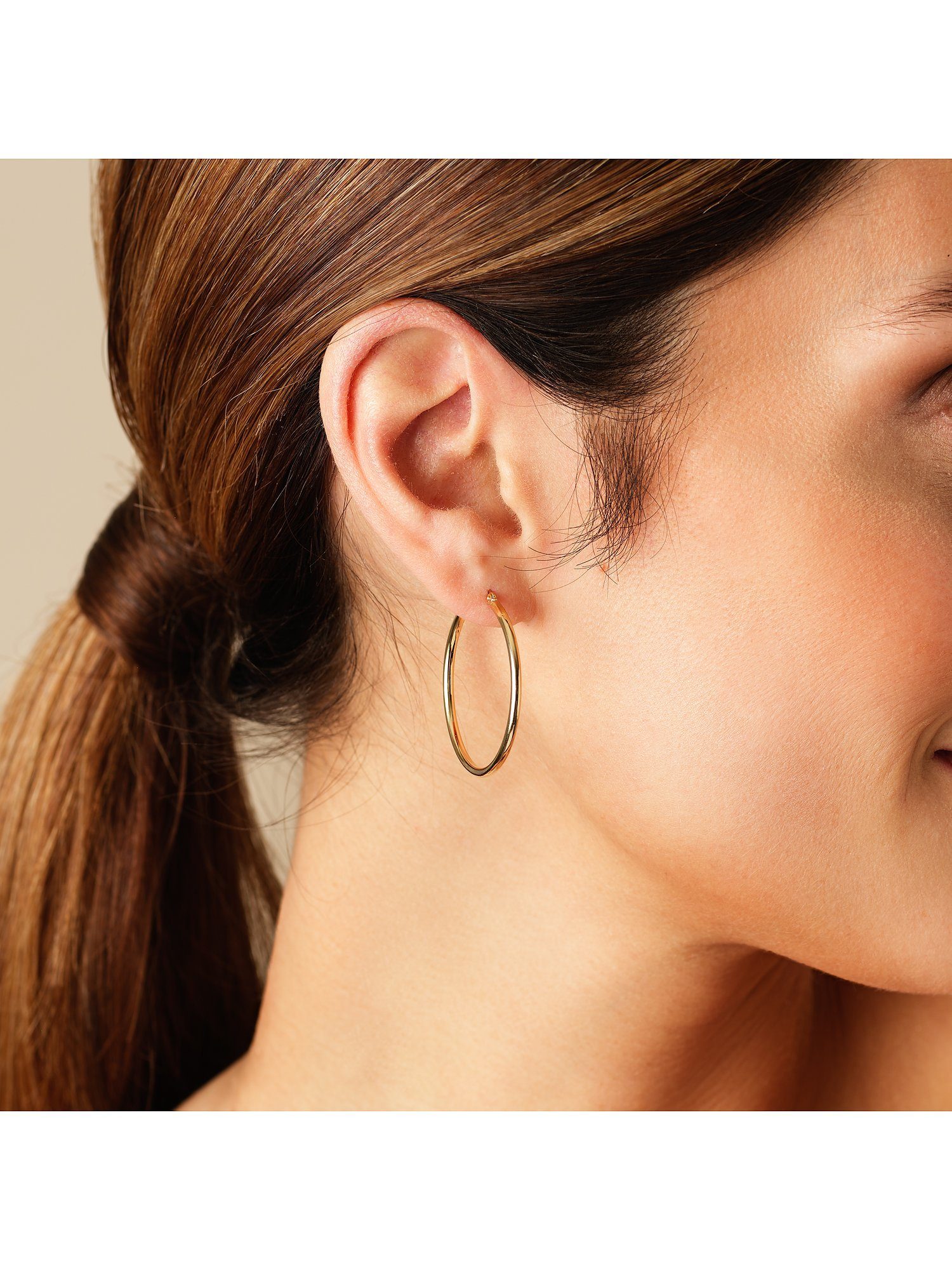 CHRIST Paar Creolen CHRIST Damen-Creolen 585er Gelbgold (Paar) günstig online kaufen