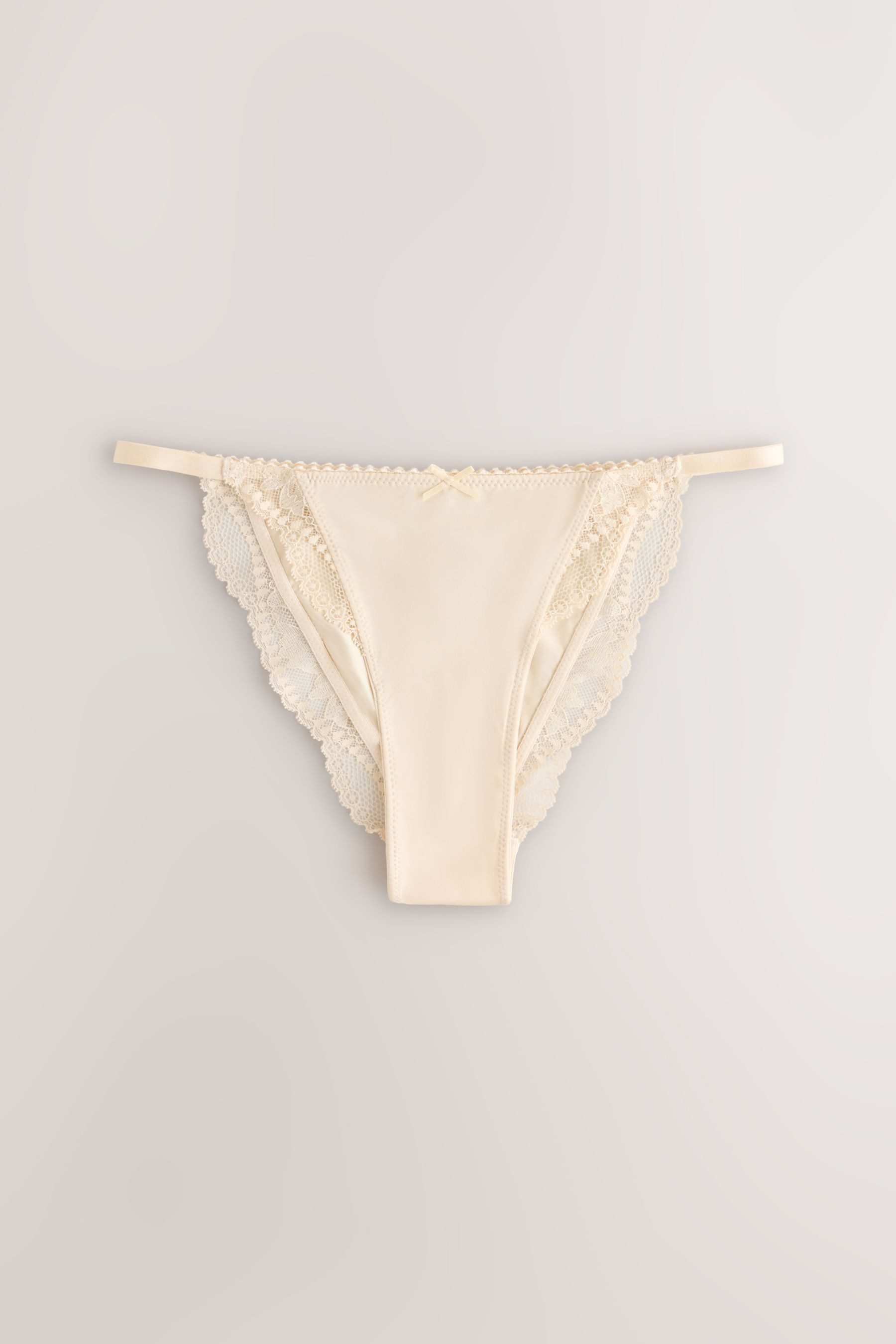 Next Tanga Mikrofaser-Slips mit Spitze im 3er-Pack, Tanga (3-St)