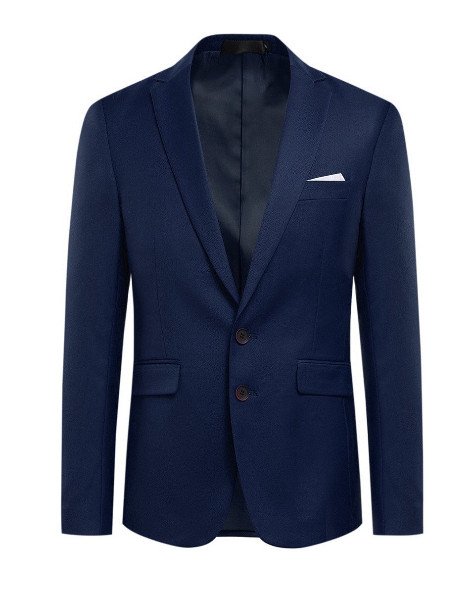 Allthemen Anzugsakko Herren Anzugjacke Slim Fit Sakko Modern Blazer für Business