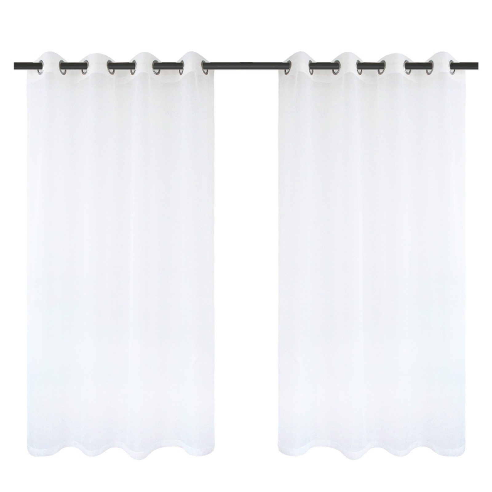 BTTO Vorhang Outdoor Vorhang Transparent Weiss günstig online kaufen
