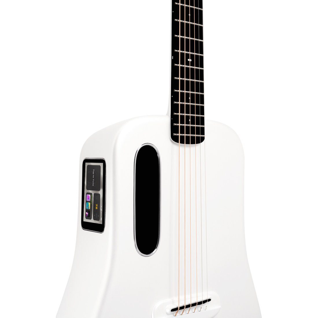 Lava Music E-Gitarre Lava Music Me 3 Gitarre 36 Zoll mit Spacebag Weiss