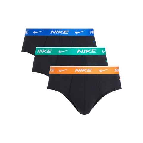 NIKE Underwear Slip BRIEF 3PK (Packung, 3er-Pack) mit NIKE Logo-Elastikbund (3 Stück)