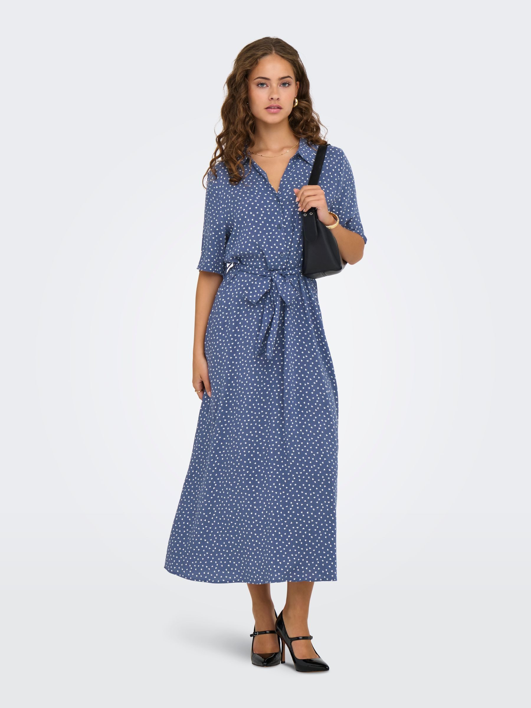 JACQUELINE de YONG Shirtkleid Hemdblusenschnitt mit günstig online kaufen