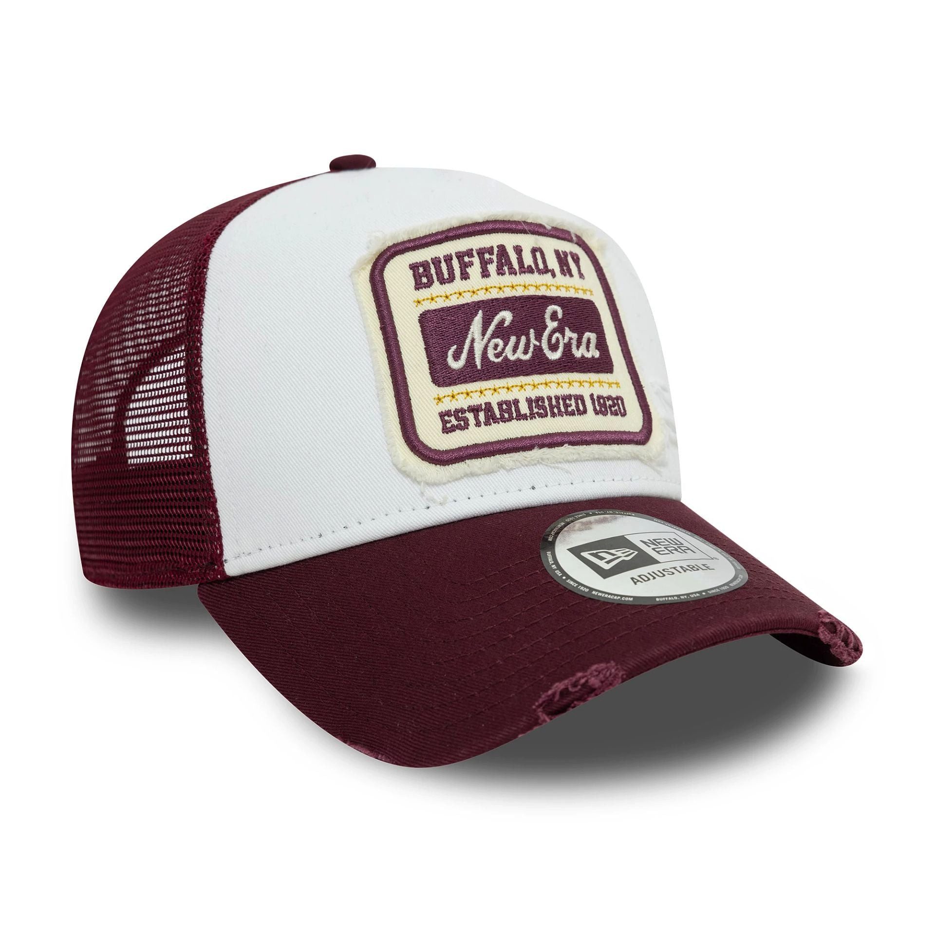 New Era Snapback Cap 9FORTY A-Frame New Era Patch Distressed