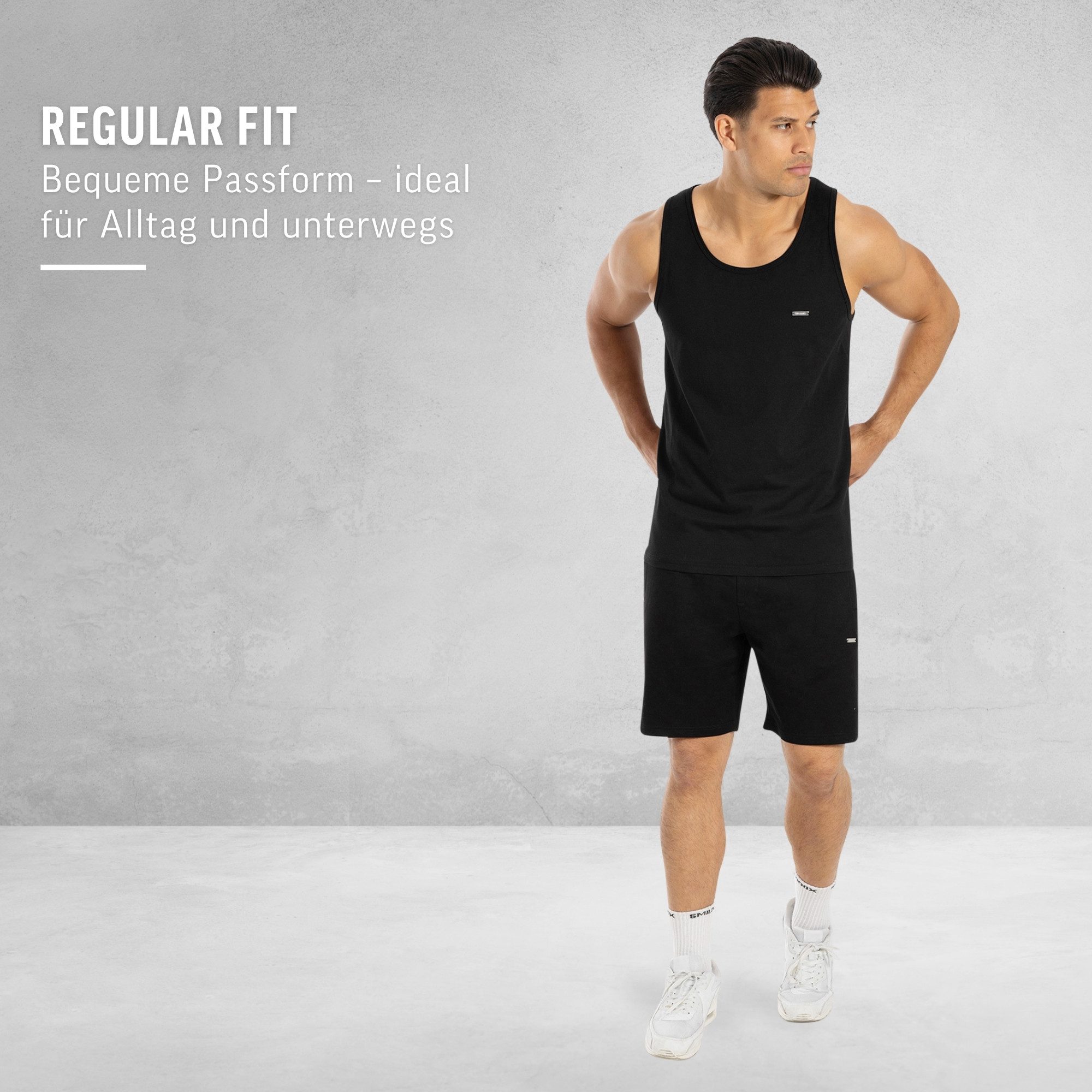 Smilodox Shorts Edin, Sommer Hose kurz im Regular Fit aus Baumwolle, elastischer Bund Kordelzug & Eingrifftaschen, Bequeme Freizeithose, Alltag Freizeit