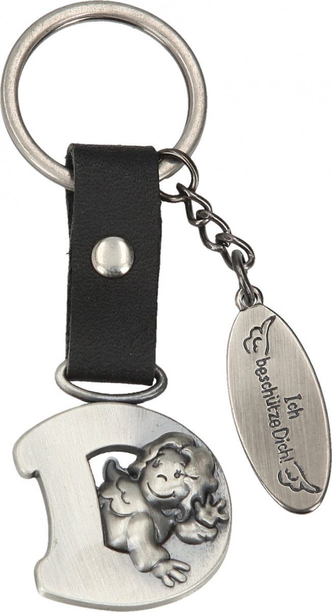 Depesche Schlüsselanhänger Schutzengel Buchstabe Alphabet Anhänger Beschütz günstig online kaufen