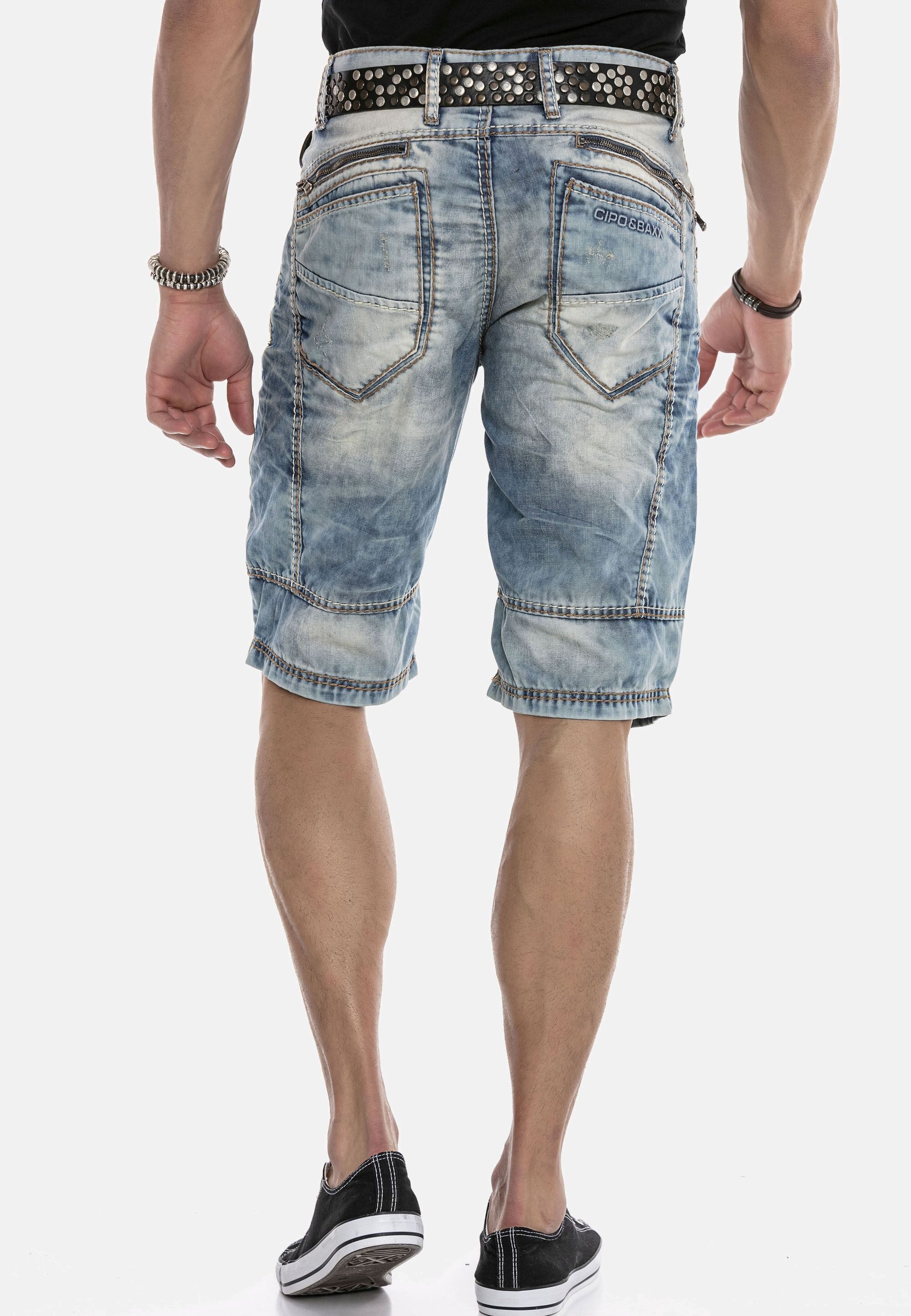 Cipo & Baxx Jeansbermudas Bermuda & Short aus reiner Baumwolle günstig online kaufen