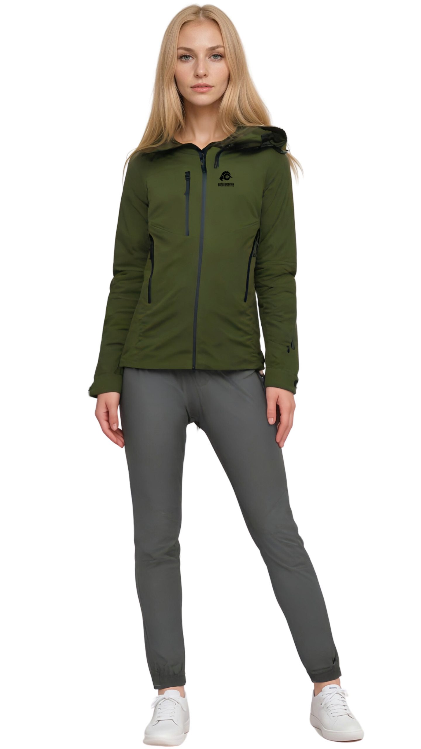 GUGGEN Mountain Hardshelljacke Damen Allwetter Hardshelljacke Regenjacke HD09 3L Sport Wanderjacke wasserdichte Membran, versiegelte Nähte, 4-Wege-Stretch, Skip – Bild 2 von 5
