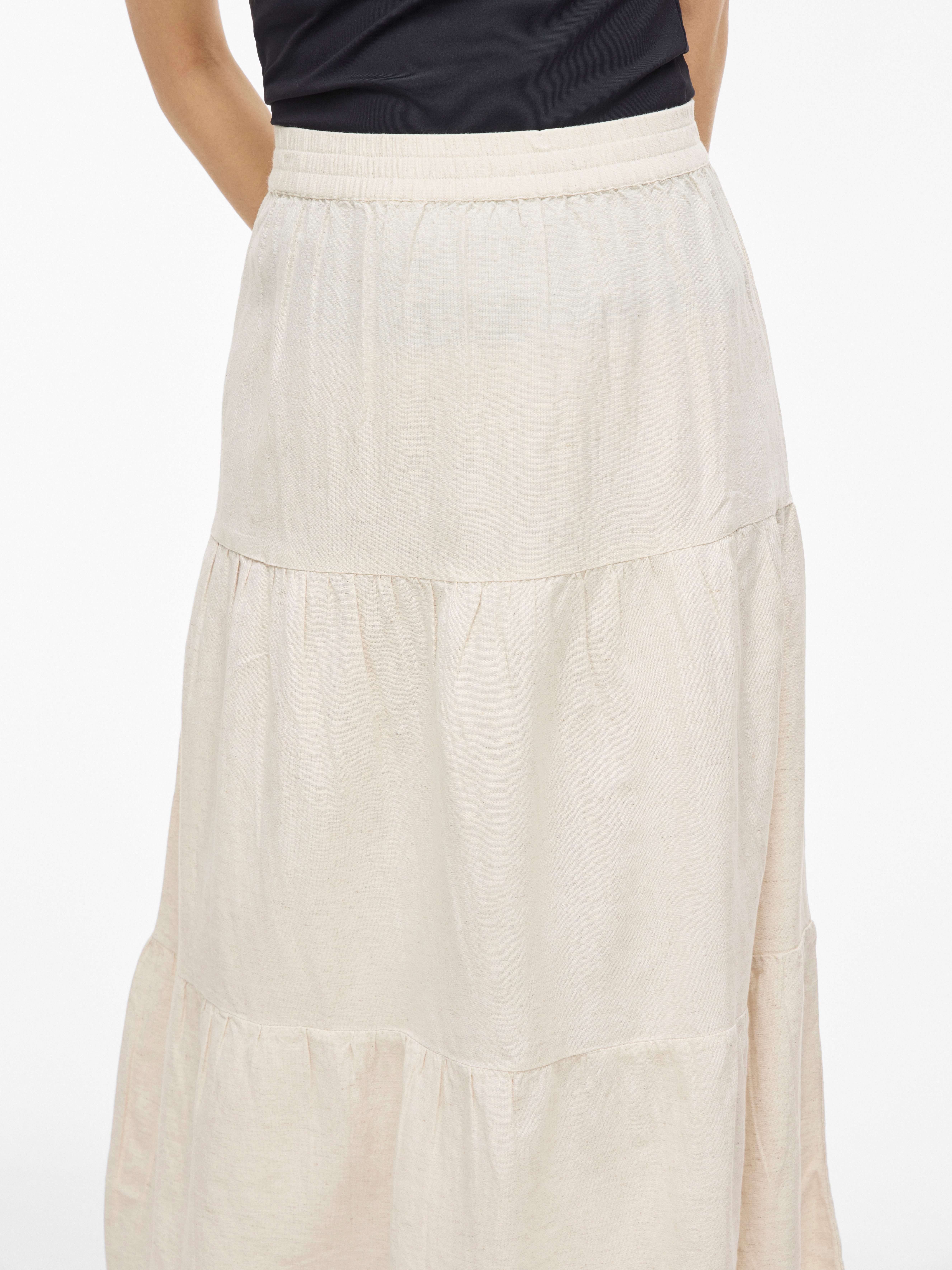 Vila Maxirock VIPRISILLA HW ANKLE SKIRT - NOOS