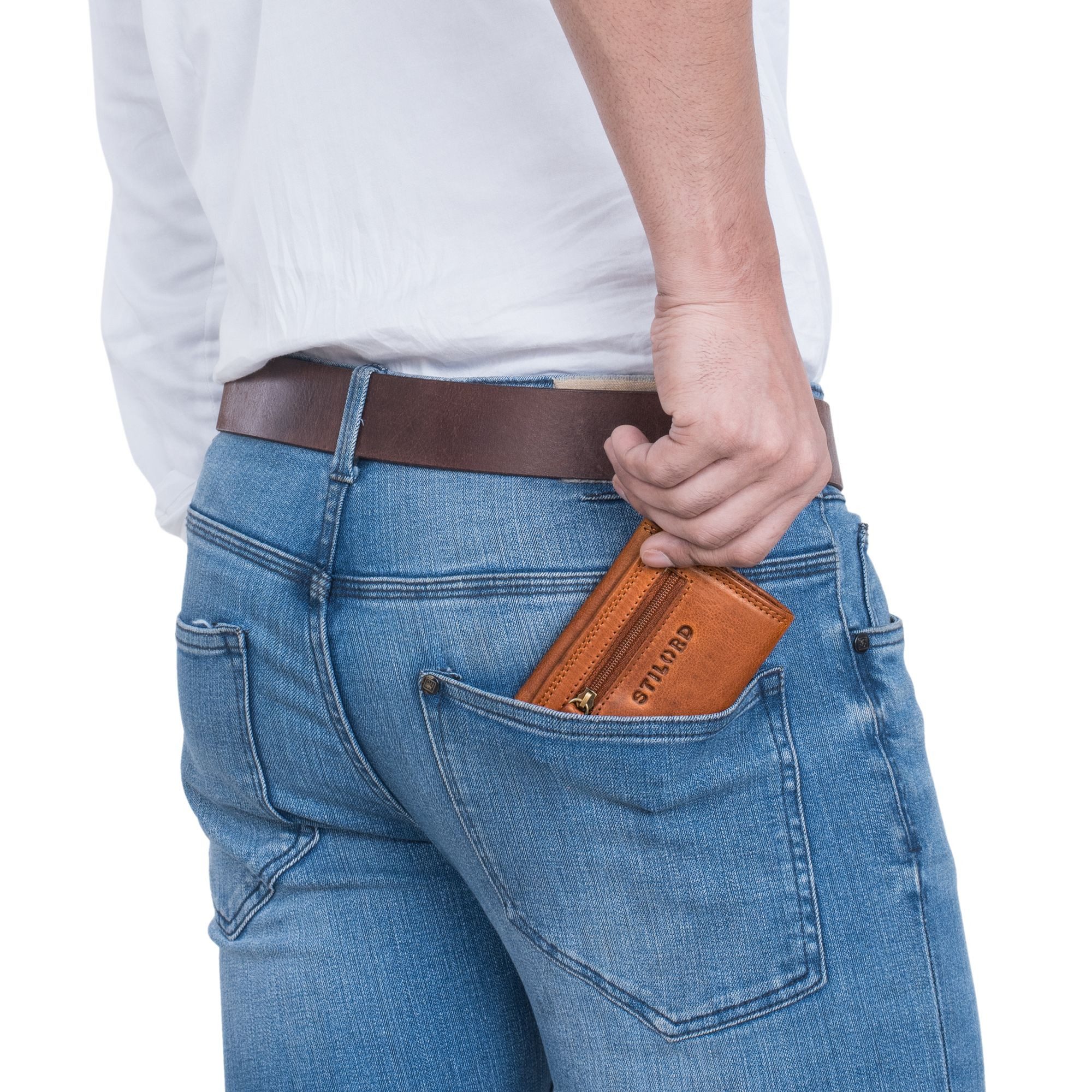STILORD Geldbörse "Roy" Leder Mini Slim günstig online kaufen
