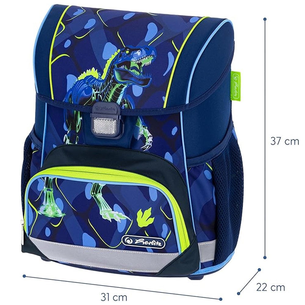 Herlitz Schulranzen Set Loop Plus 10-teilig 2026 Jungen T-Rex Explorer