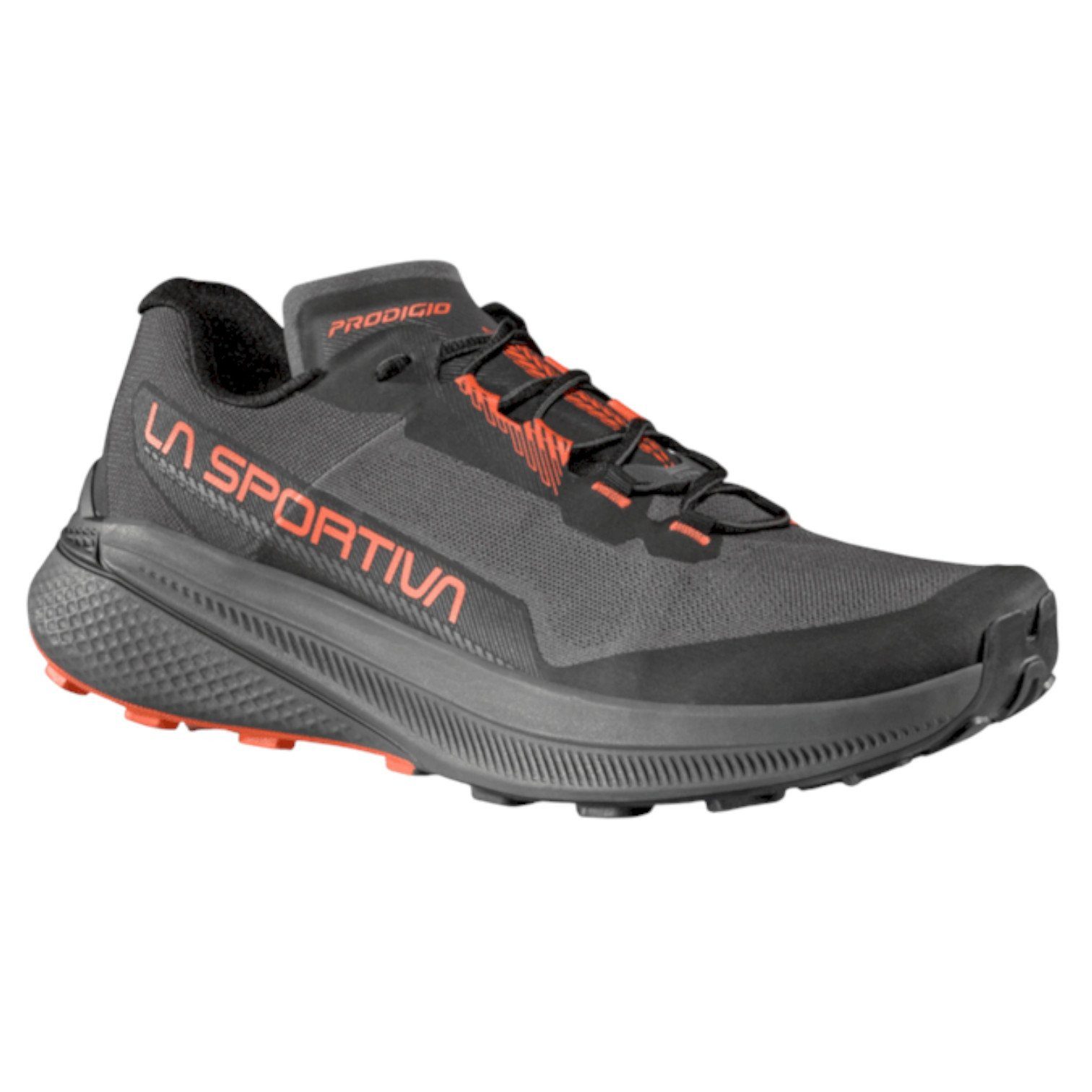 La Sportiva Trail-Laufschuhe Prodigio carbongrau/cherry Herren Wanderschuh