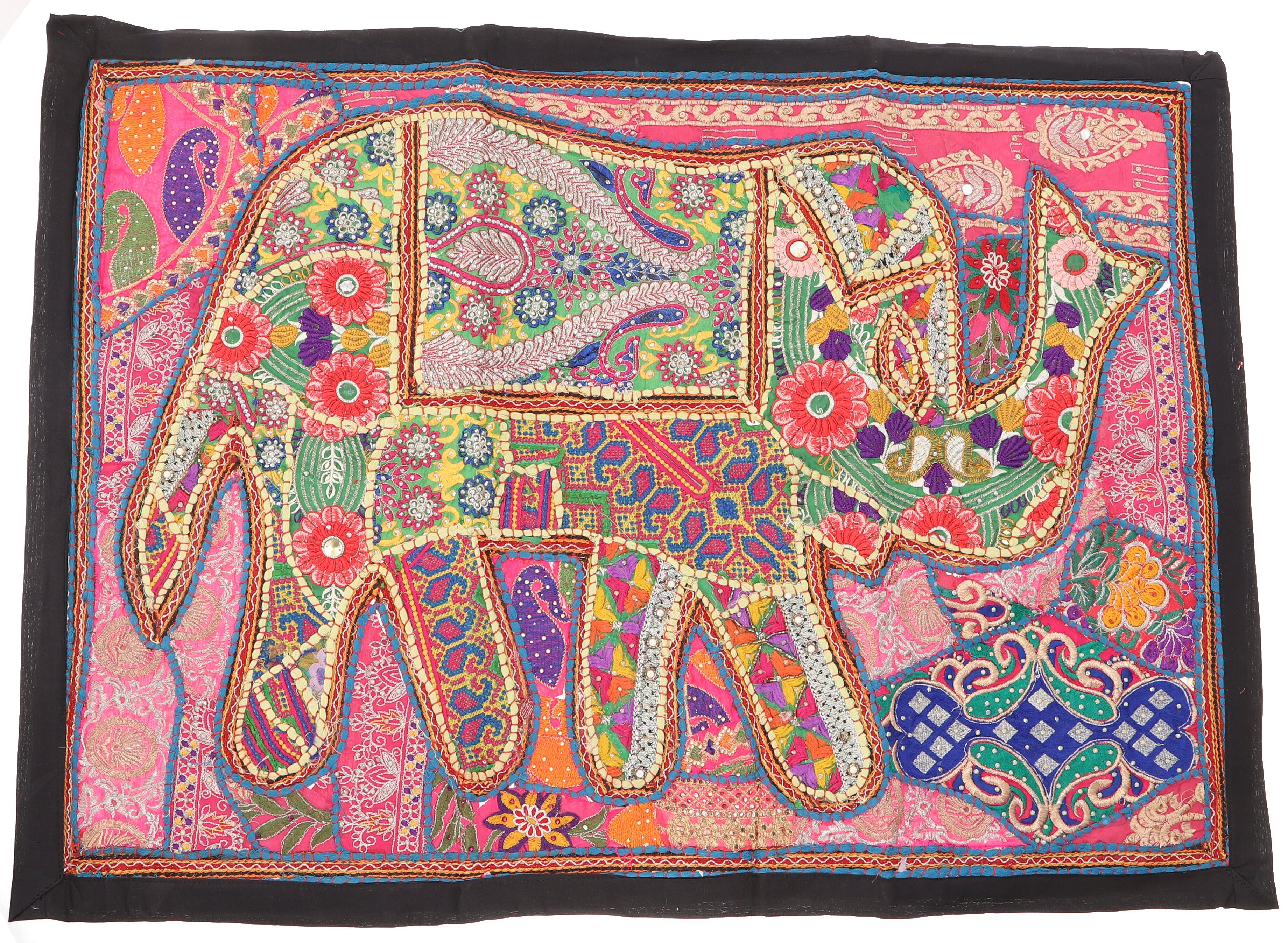 Wandteppich Orientalischer Elefant Tischläufer, Wandbehang,.., Guru-Shop, Höhe: 95 mm