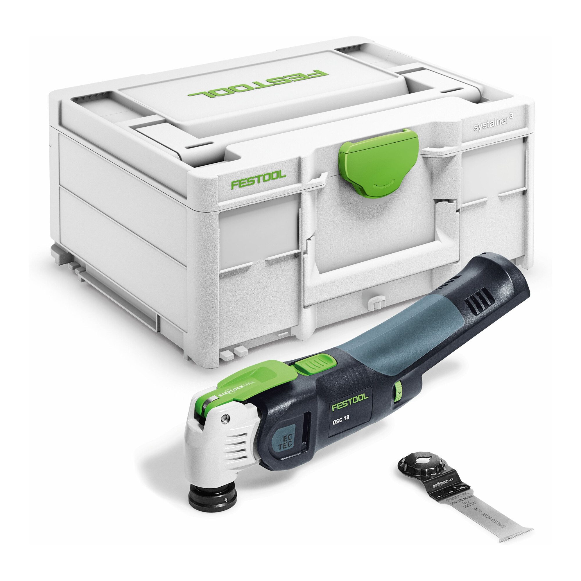 FESTOOL Akku-Multifunktionswerkzeug Festool Akku-Oszillierer OSC 18 E-Basic VECTURO