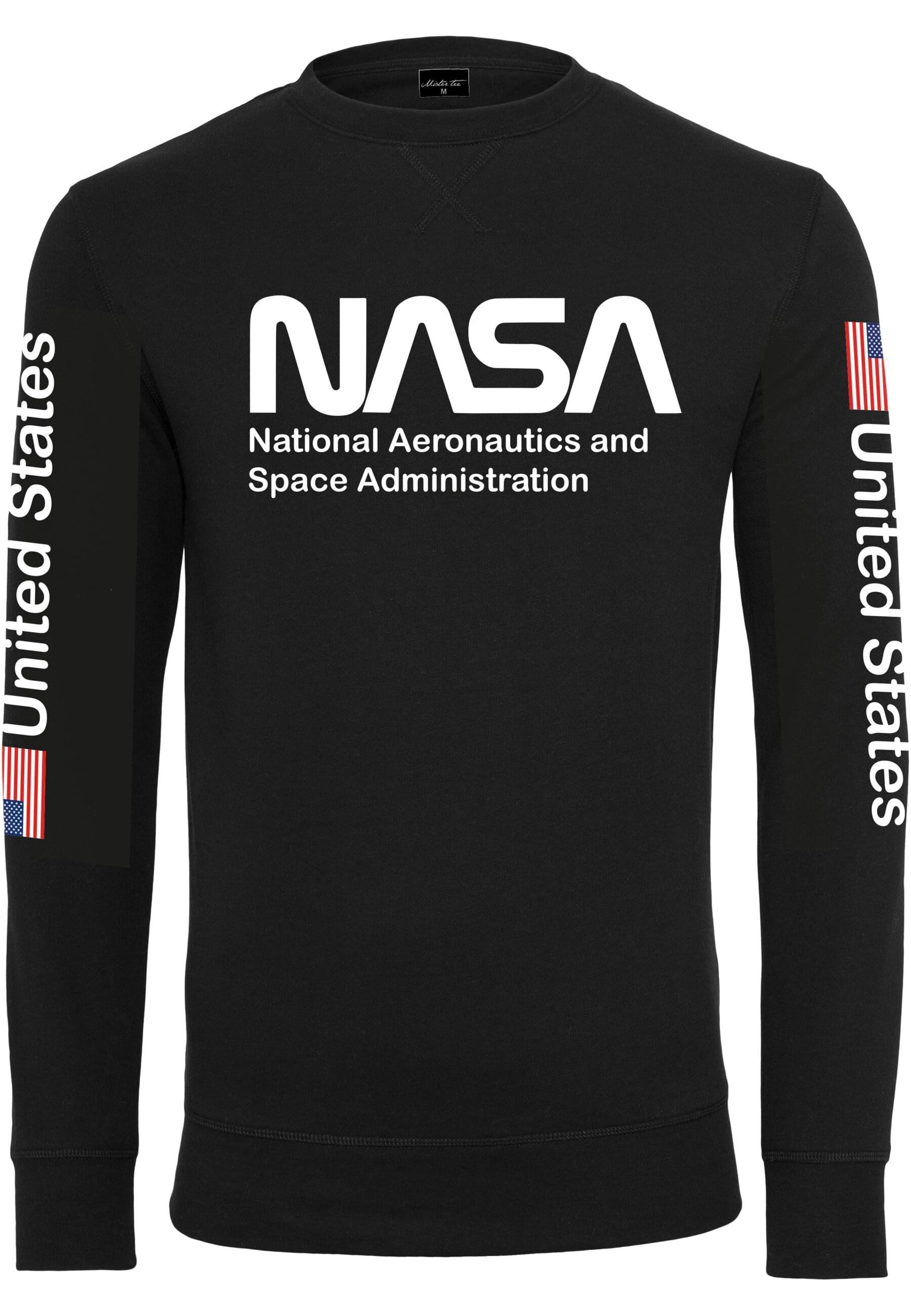 MisterTee Rundhalspullover MisterTee Herren NASA US Crewneck (1-tlg)