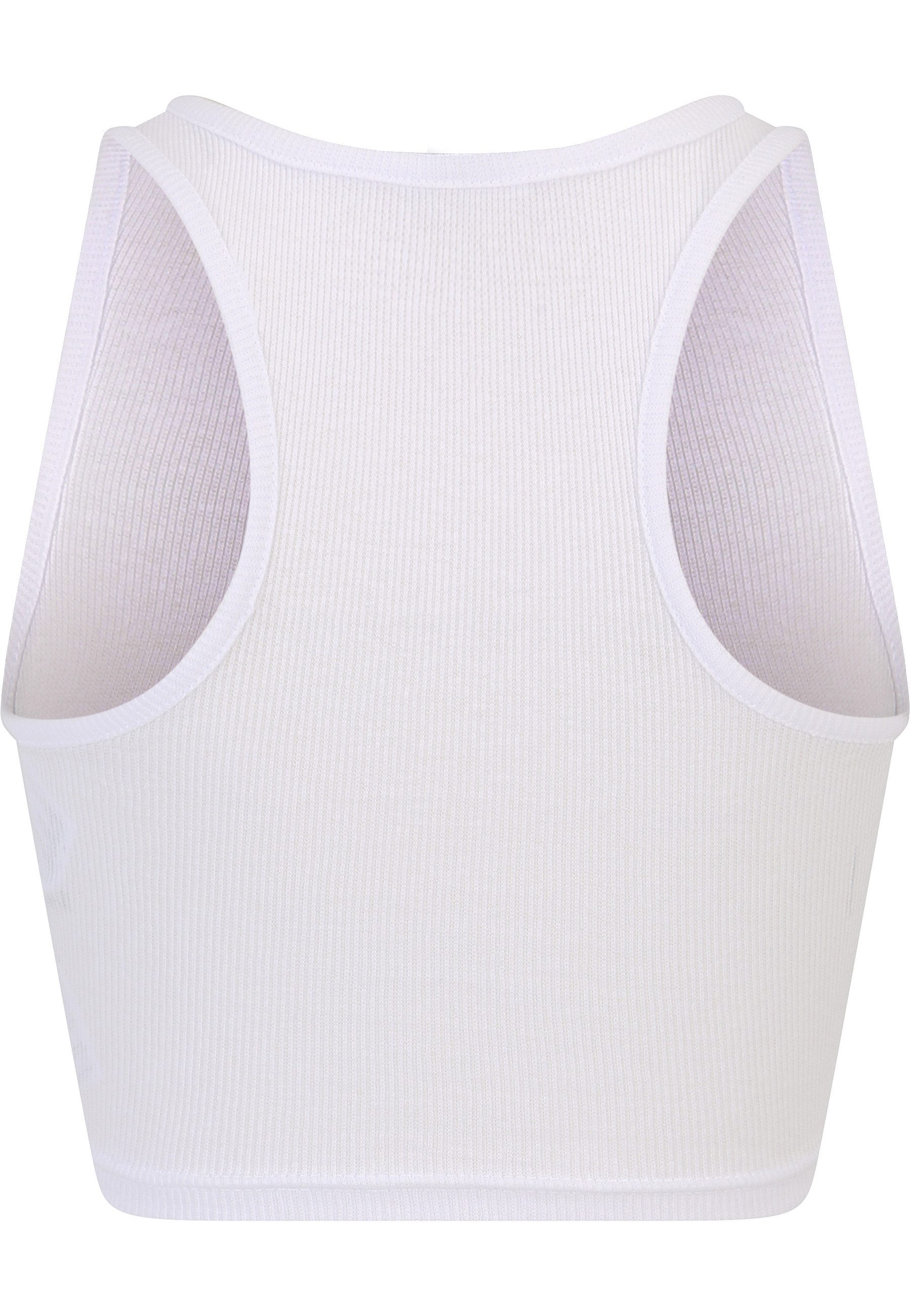 URBAN CLASSICS Tanktop Urban Classics Damen Ladies Cropped Rib Top 2-Pack (1-tlg) – Bild 3 von 5