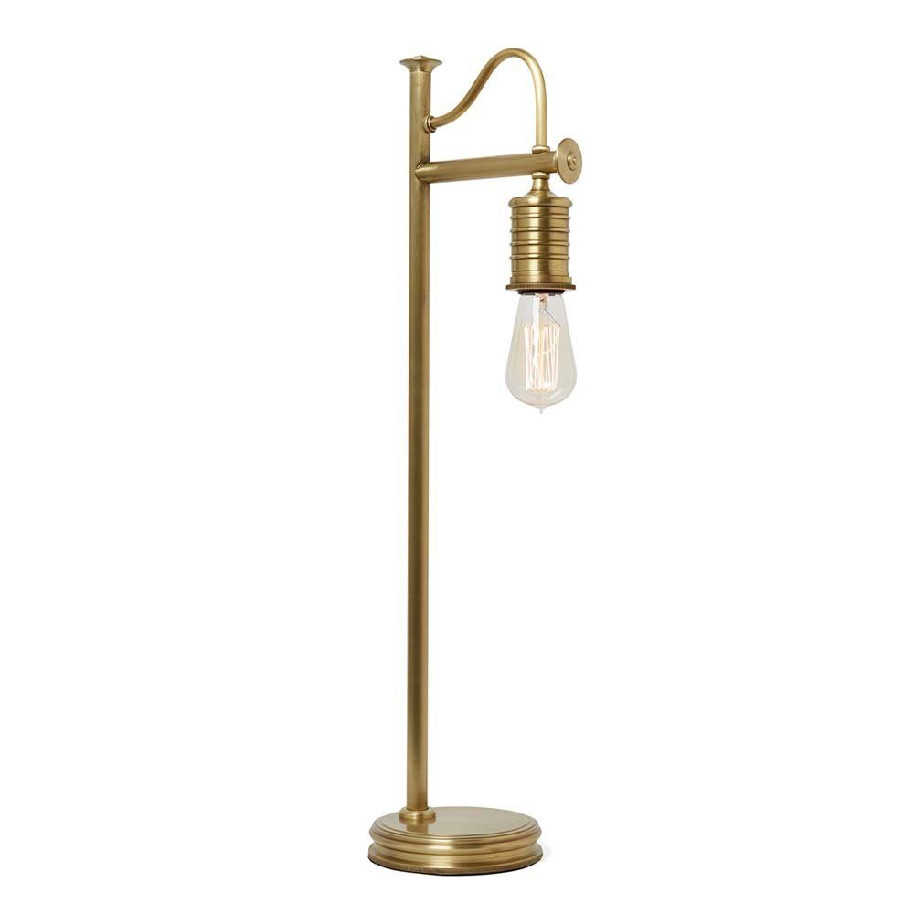Elstead LIGHTING LED Tischleuchte, Leuchtmittel nicht inklusive, Tischleuchte Beistelllampe Wohnzimmerleuchte Stahl Messing H 68,6 cm