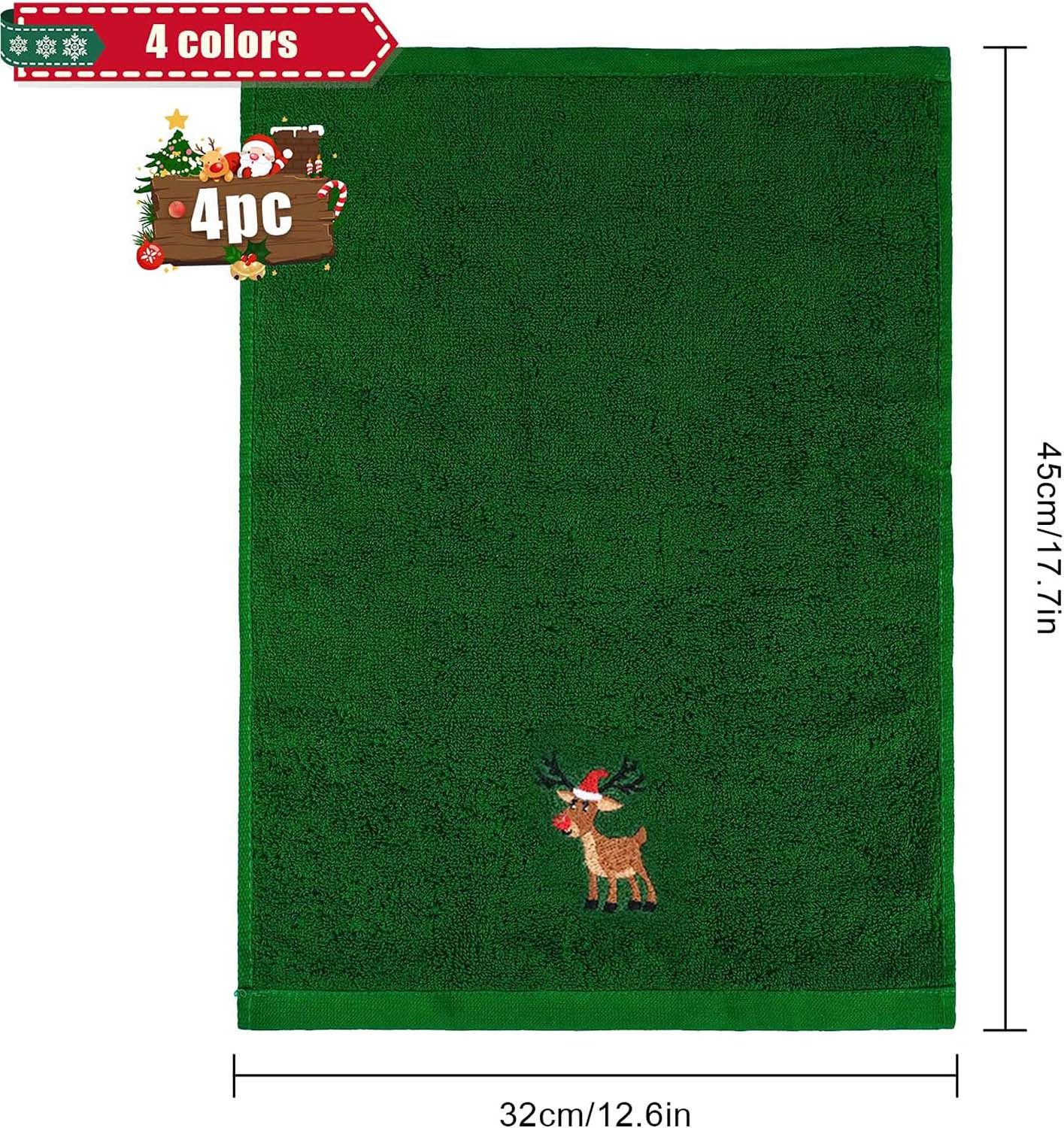 trends for living Handtücher Weihnachtshandtücher 4er Pack Waschlappen Set günstig online kaufen