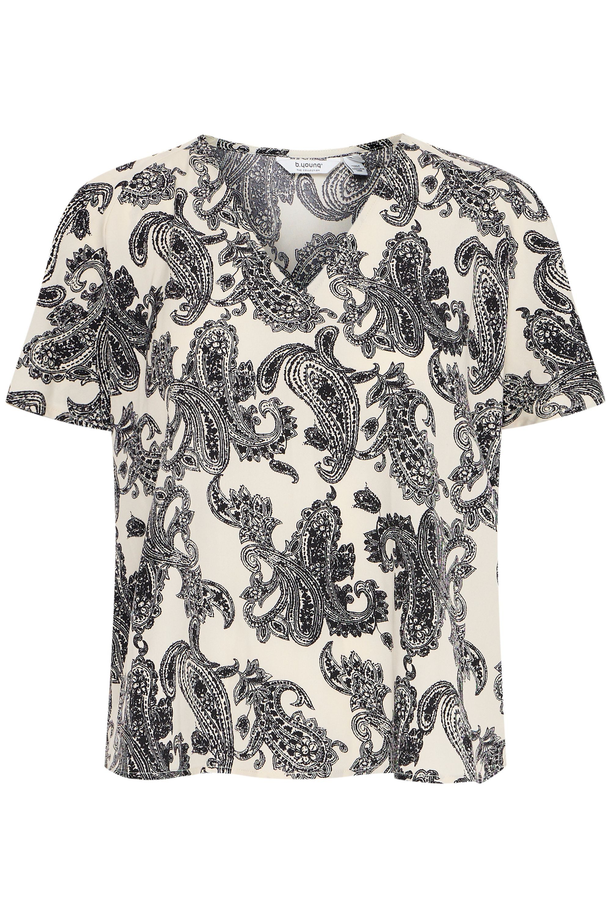 b.young Kurzarmbluse BYHAISLEY BLOUSE Modische Bluse günstig online kaufen
