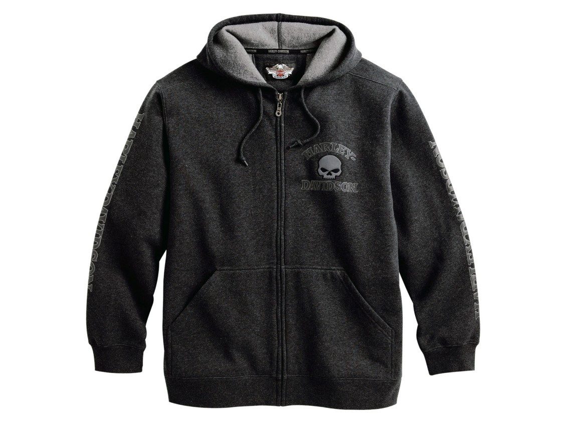 HARLEY-DAVIDSON Kapuzensweatjacke Herren Sweatshirtjacke Freizeit Männer Zi günstig online kaufen