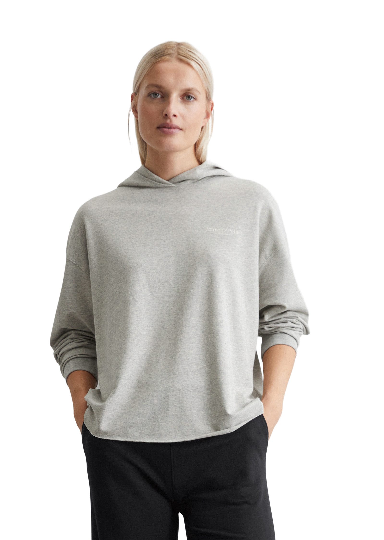Marc O'Polo Sweatshirt aus Organic-Cotton-Viskose-Mix günstig online kaufen