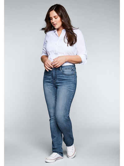 Sheego Gerade Jeans »Jeans« mit Bodyforming-Effekt