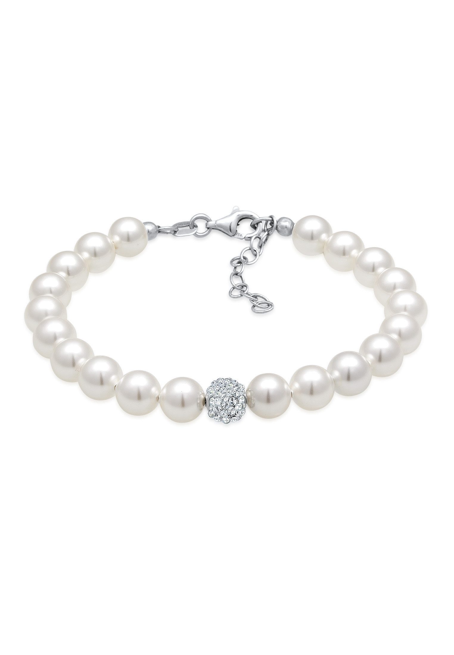 Elli Perlenarmband Imitationsperlen 925 Silber günstig online kaufen