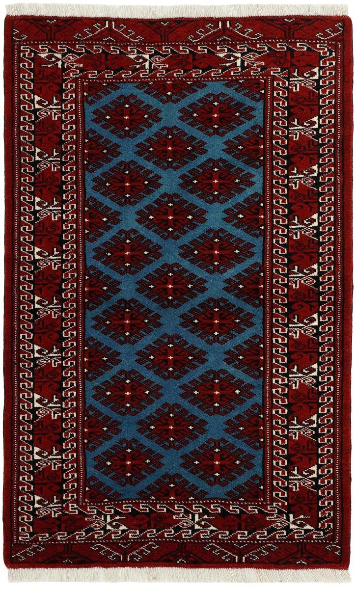 Orientteppich Turkaman 81x131 Handgeknüpfter Nain Orientteppich Trading, mm Perserteppich, Höhe: / 6 rechteckig