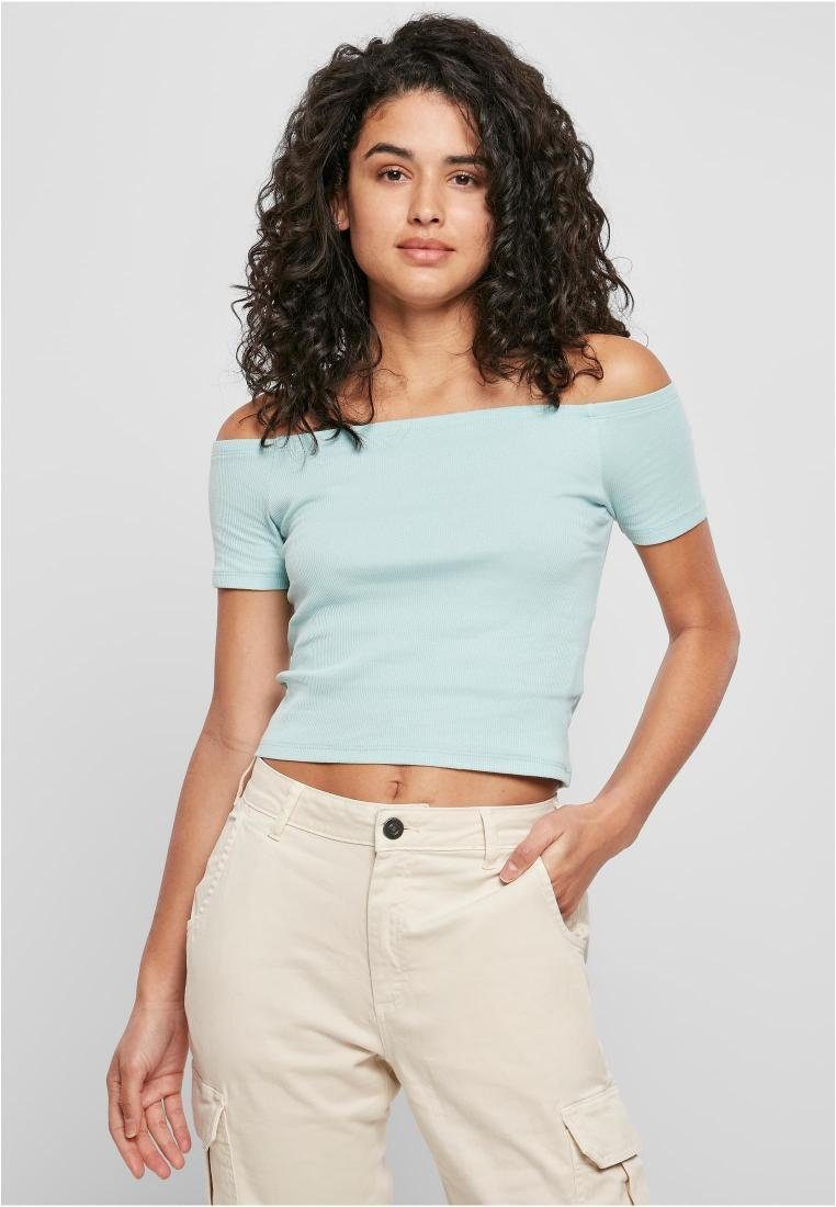 URBAN CLASSICS Rundhalsshirt Damen Off Shoulder günstig online kaufen