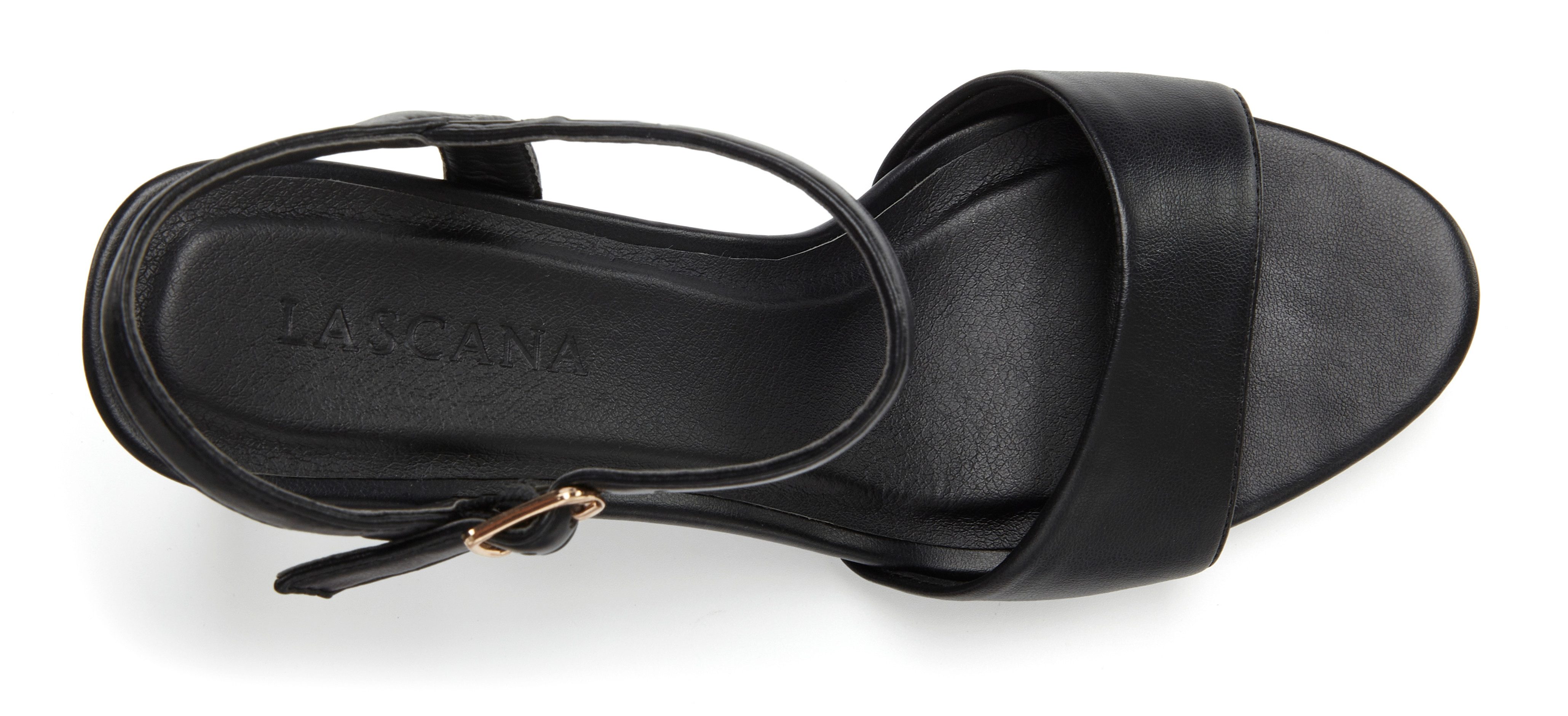 LASCANA Sommerschuh High-Heel-Sandalette Riemchensandalette, klassisch elegantes Design VEGAN