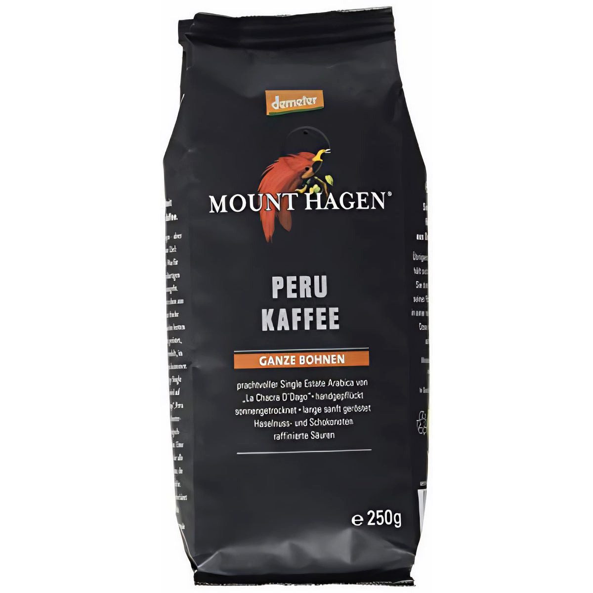 MOU Kaffee Mount Hagen Peru Ganze Bohne Kaffee Demeter 250g