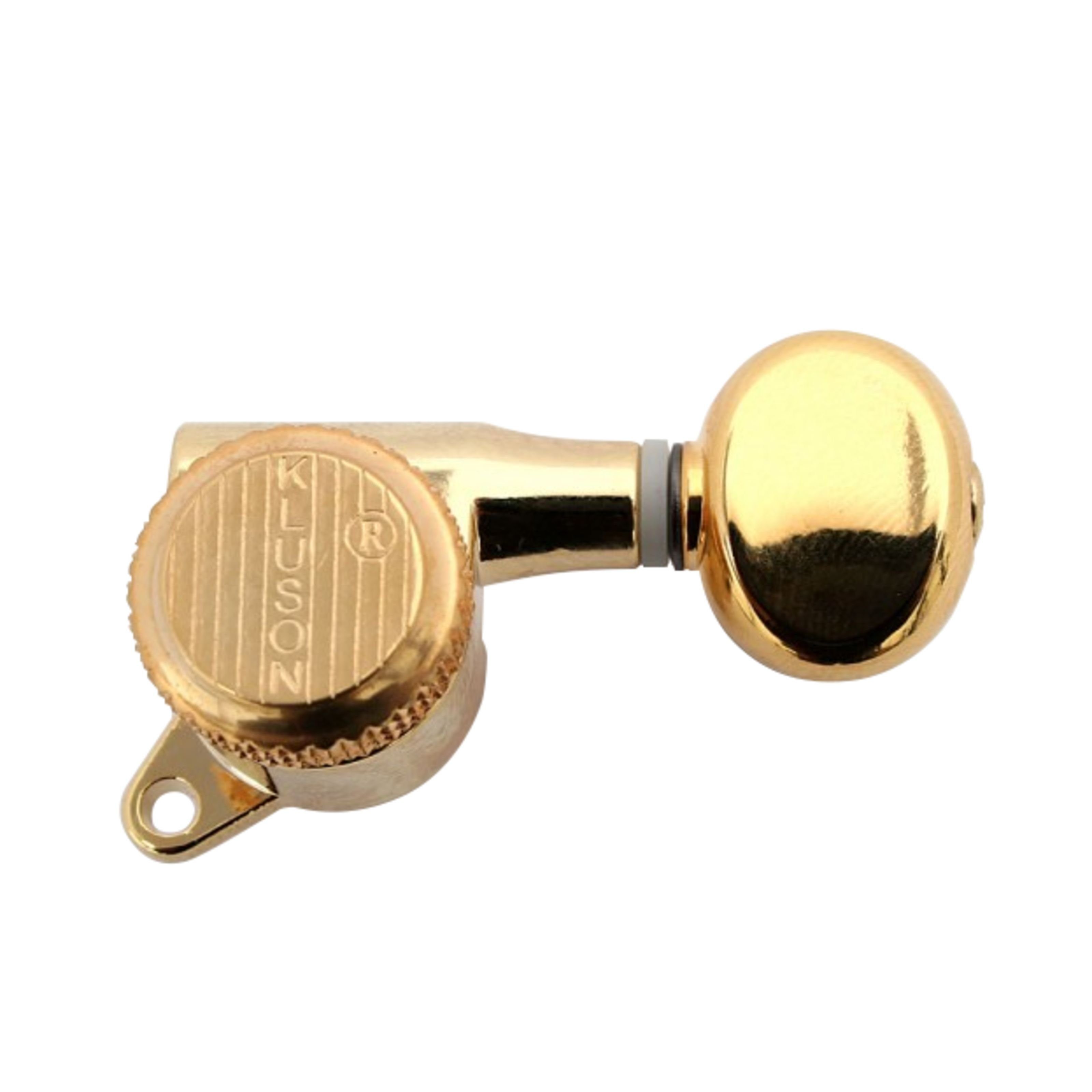 Kluson Gitarrenmechanik-Set, (ersatzteile für Gitarren, Mechaniken), MBKL6LG Backlock Tuners 6L Gold - Gitarren Mechanik